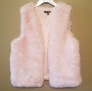 Max Riley Pink Faux Fur Vest